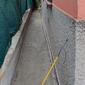 installazione impianto di deumidificazione muraria con elettrosmosi per eliminare l'umidità di risalita capillare