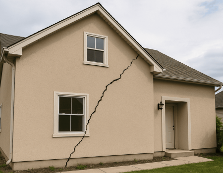 casa con crepe cosa fare