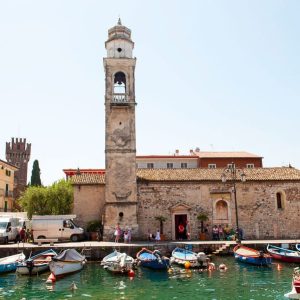 chiesa-lazise-rimedio-umidità-elettrosmosi risanamento edifici storici con elettrosmosi, chiesa di lazise