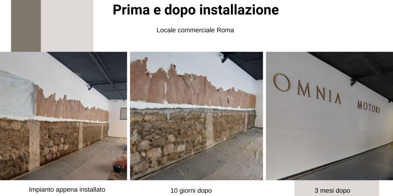 deumidificazione muraria per eliminare la risalita capillare umidità di risalita capillare rimedio