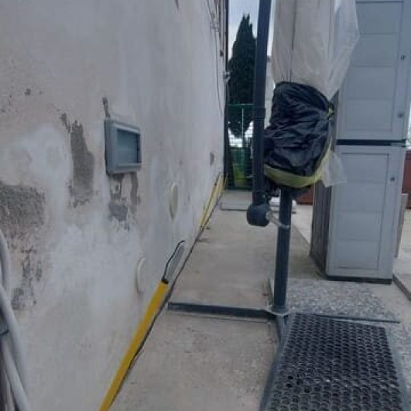 intervento di risanamento abitativo con elettrosmosi