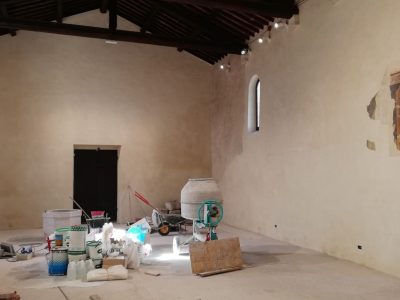 risanamento-umidità-nei-muri-della-chiesa- chiesa lazise rimossa l'umidità di risalita grazie all'elettrosmosi